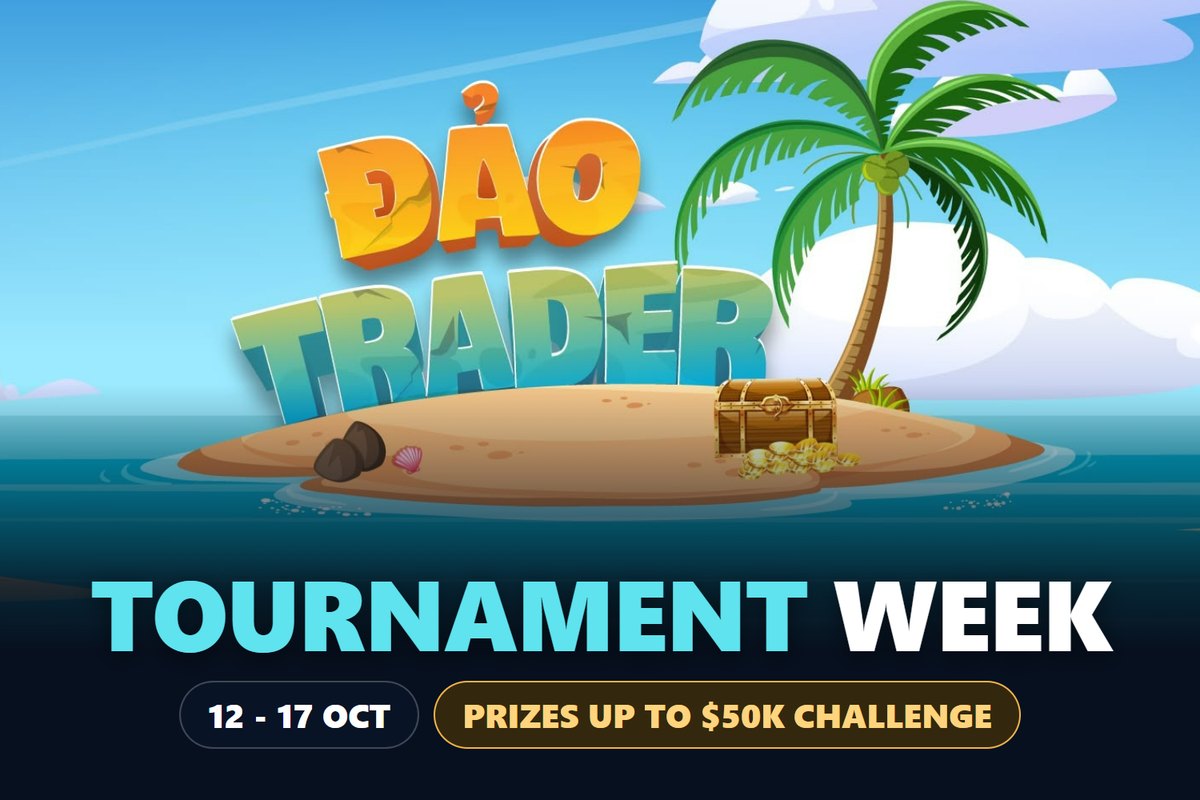 Đảo Trader Tournament Week, giải thưởng tới gói thi $50K
